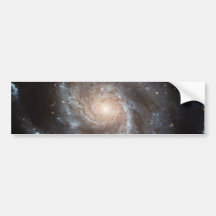 Spiral galaxy bumper sticker