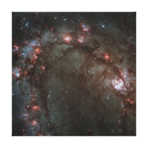Spiral galaxy gallery wrap canvas