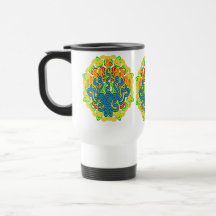 Spiral Menorah Travel Mugs