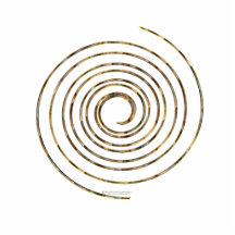 Spiral Sculpted Acrylic Products Cut Out