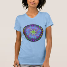 Spiral sumi-E deisgned mandala. T Shirts