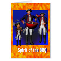Spirit of the BBQ Birthday Greeting Card