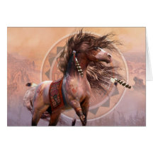 Spirit Warrior Deluxe Designer A7 Noteard Greeting Cards