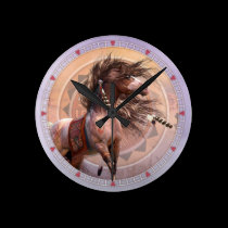 Spirit Warrior Wall Clock wall clocks