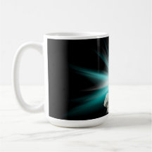 Spiritual light in cupped hands mug