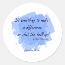Spiritual Networking - Do Something Stickers