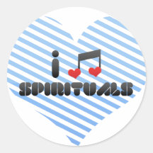 Spirituals Round Stickers