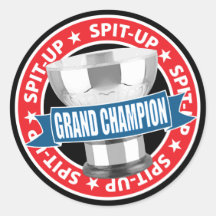 Spit-Up Grand Champion Sticker
