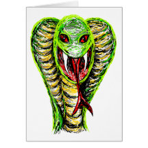 Spitting cobra cards