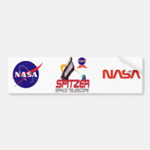 Spitzer Space Telescope Bumper Sticker