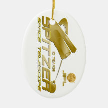 Spitzer Space Telescope Christmas Ornament