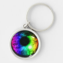 Splash of Colour Eyeball Keychain