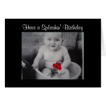 Splashin' Birthday Card