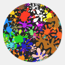 Splatter Wallpaper Stickers
