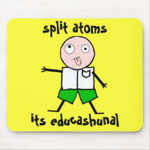 Split Atoms Mousepads