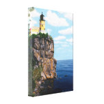 Split Rock Lighthouse Wrapped Canvas Print