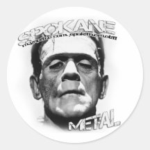 Spokane Metal Stickers