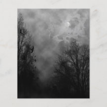 Spooky Halloween Sky with Ravens Flyer