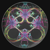 Spooky Heart Fractal plates