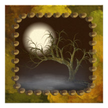 Spooky Tree Halloween Party Invitation