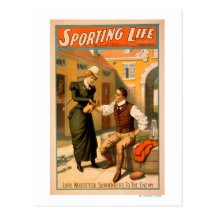 Sporting LifeBoxer Boxing Theatre Poster Post Cards