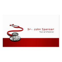 Sports medicine doctor business card