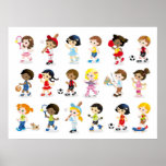 Sporty Kids Print