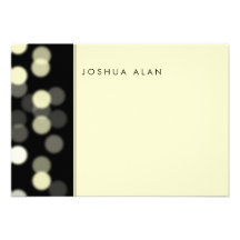 Spotlight Bar/Bat Mitzvah Thank You Note Personalised Invites