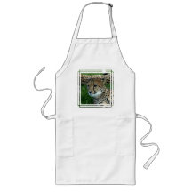 Spotted Cheetah Long Apron