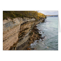Spray Falls Autumn Splendour Greeting Card