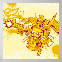 Spray gun poster
