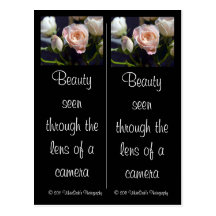 Spray Rose & Rose Bud Bookmarks Postcard