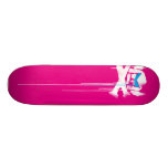 Spray Swede Drips - Magenta / Cyan Custom Skateboard