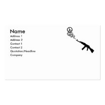 Spread Peace Business Card Template