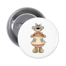 Spring Bears · Apricot Dress Pins