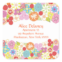 Spring Address Labels