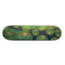 Spring Creation – Green & Gold Renewal Skate Board
