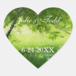 Spring Daffodils Wedding Save The Date Sticker