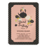 Spring Floral Blooms Birds Bridal Shower Tea Party invitations