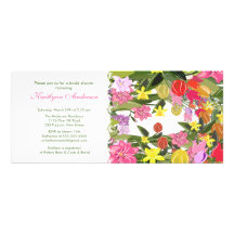 Spring Floral Bridal Shower Invitation