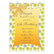 Spring Flower Party Invitation 2