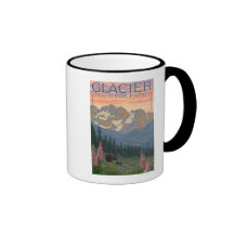 Spring Flowers - Glacier National Park, MT Mugs