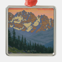 Spring Flowers - Yellowstone National Park Christmas Ornaments