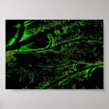 Spring Foliage At Night Poster