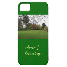 Spring garden green iPhone 5 case.