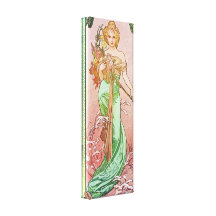 Spring Green Goddess Gallery Wrapped Canvas
