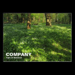 Spring in the Woods business cards