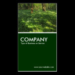 Spring in the Woods - Dark Green business cards
