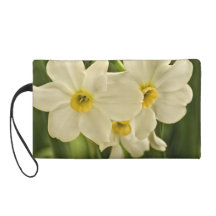 Spring Narcissus (Daffodil) Flower Wristlet Clutch