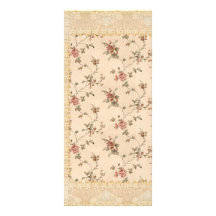spring romance victorian rose pattern rack card design